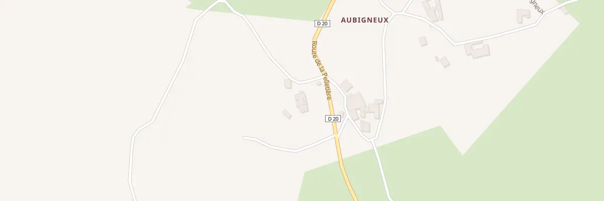 Plan du 5055 Aubigneux à Saint-Bonnet-le-Courreau
