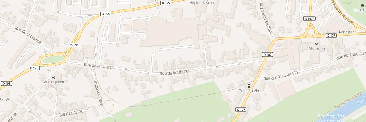 Plan du 40B Rue de la Liberté à Maubeuge