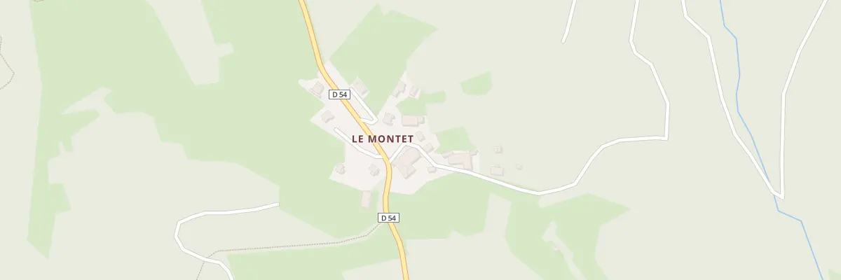 Plan du 5045 Le Montet à Vielprat