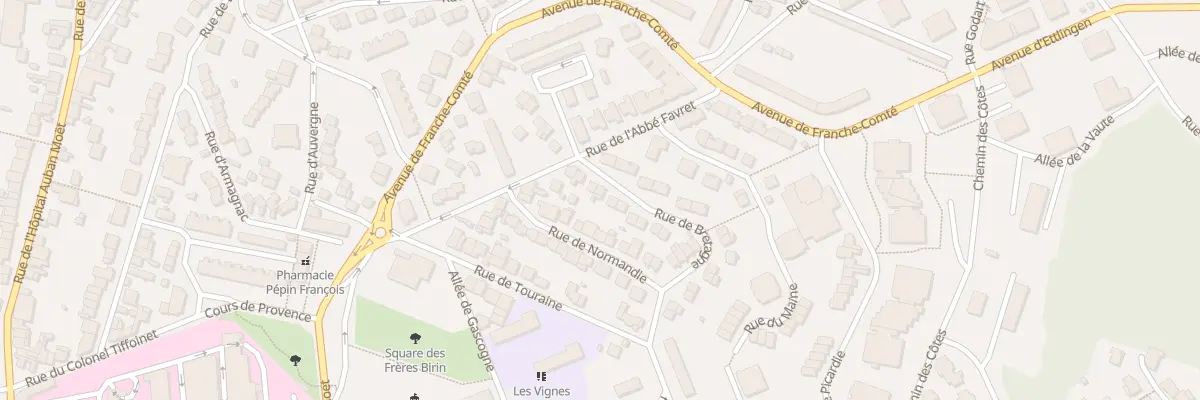 Plan du 6 Rue de Bretagne à Épernay
