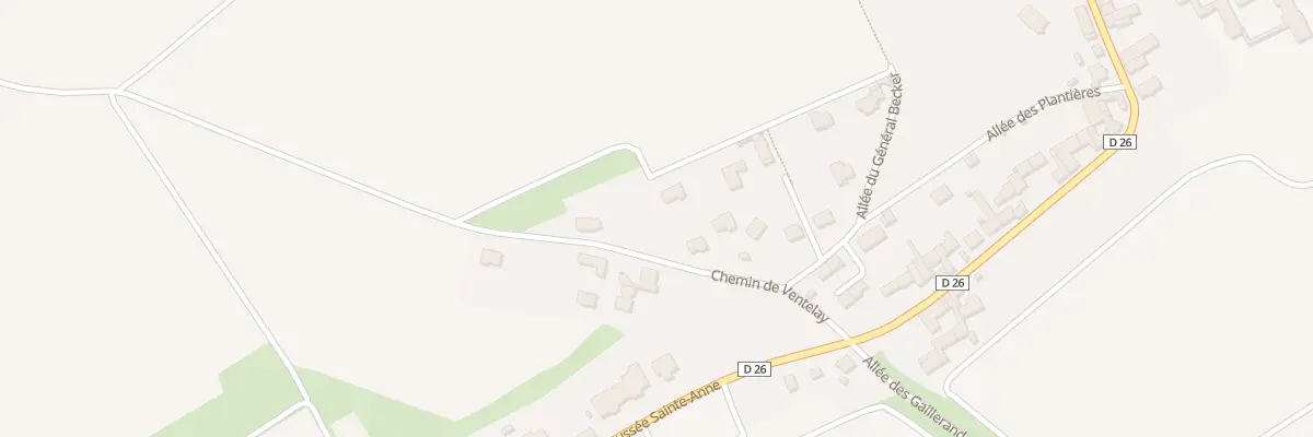 Plan du 8 Che de Ventelay à Saint-Thierry