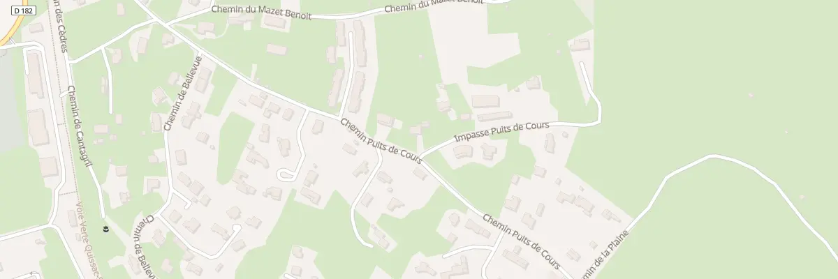 Plan du 1 Imp Puits de Cours à Sauve