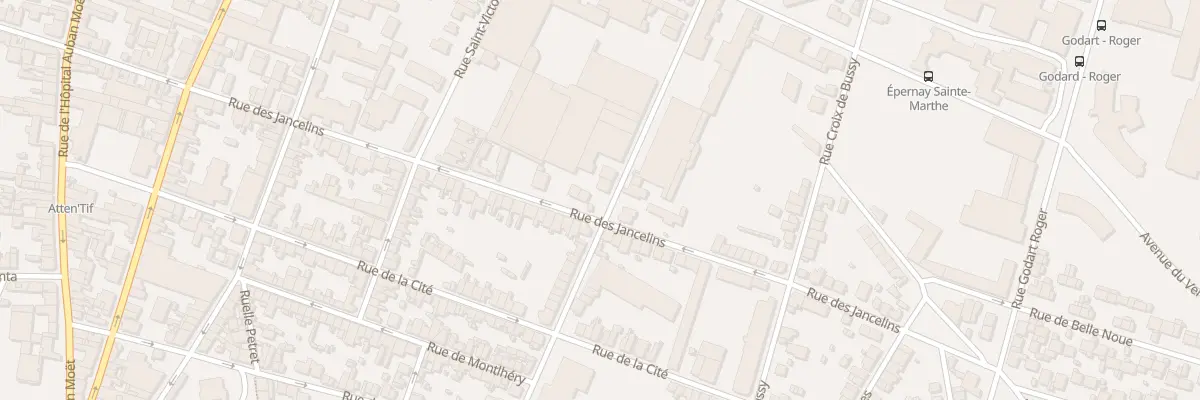 Plan du 18B Rue Gaston Burtin à Épernay