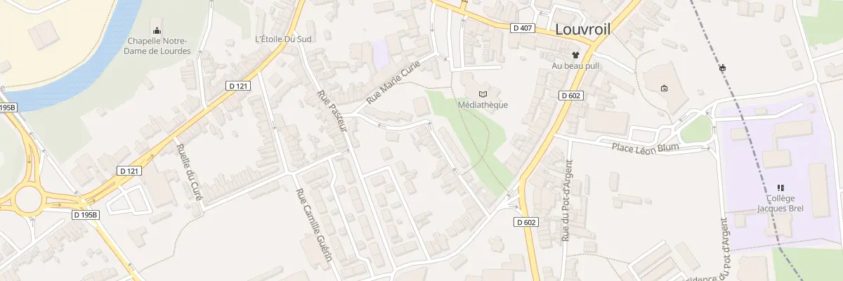 Plan du 25 Rue Jean Marie Gachot à Louvroil