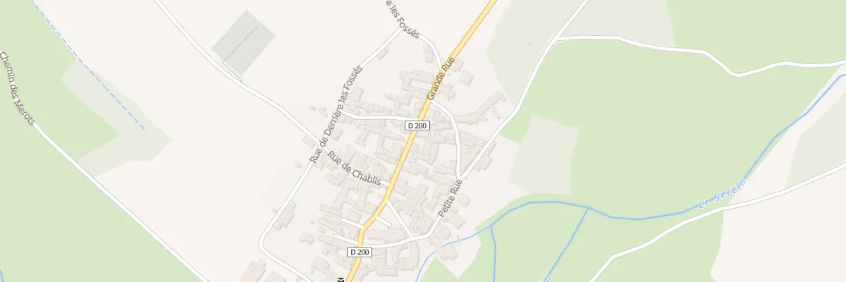 Plan du 22 Gr Grande Rue à Annay-sur-Serein