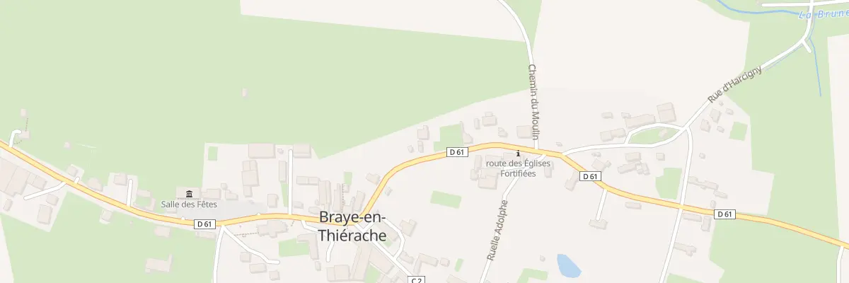 Plan du 25B Rue Principale à Braye-en-Thiérache