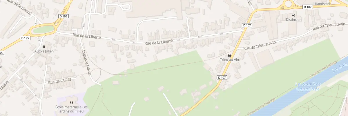 Plan du 33 Rue de la Liberté à Maubeuge
