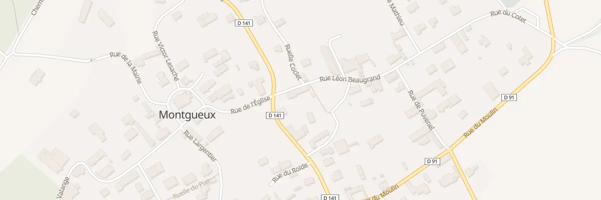 Plan du 1 Rue Léon Beaugrand à Montgueux