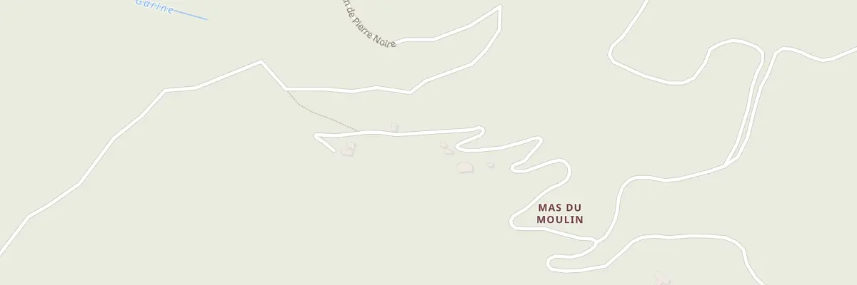 Plan du 5214 Mas du Moulin à Ponteils-et-Brésis
