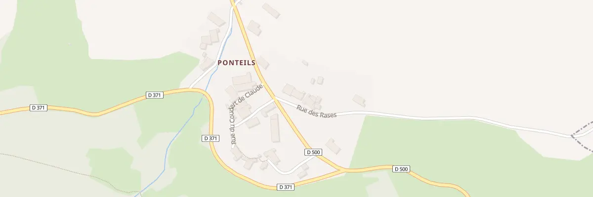 Plan du 5157 Ponteils à Saint-Martin-de-Fugères