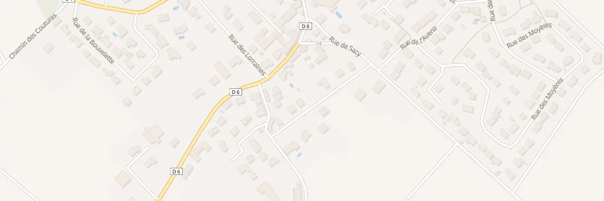 Plan du 3 Rue de Sacy aux Mesneux