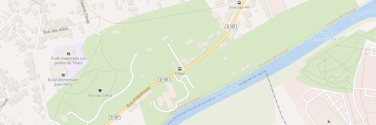 Plan du 36 Rue d’Hautmont à Maubeuge