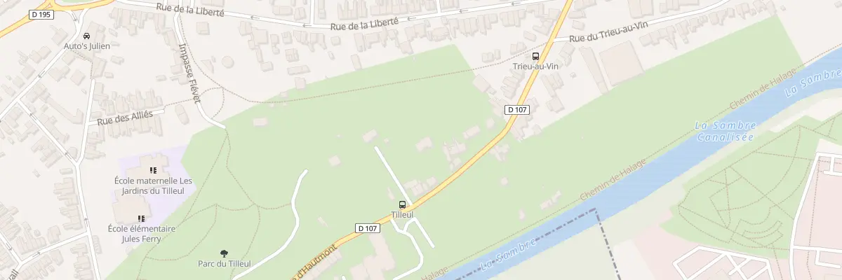 Plan du 30B Rue d’Hautmont à Maubeuge