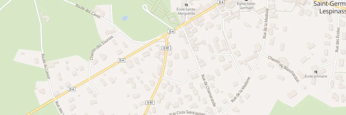 Plan du 61 Rte de Renaison à Saint-Germain-Lespinasse