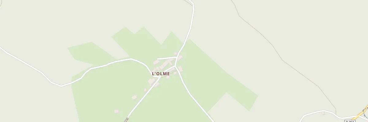Plan du 5166 L’Olme à La Chaulme