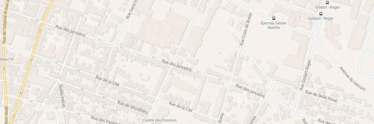 Plan du 7 Rue Gaston Burtin à Épernay