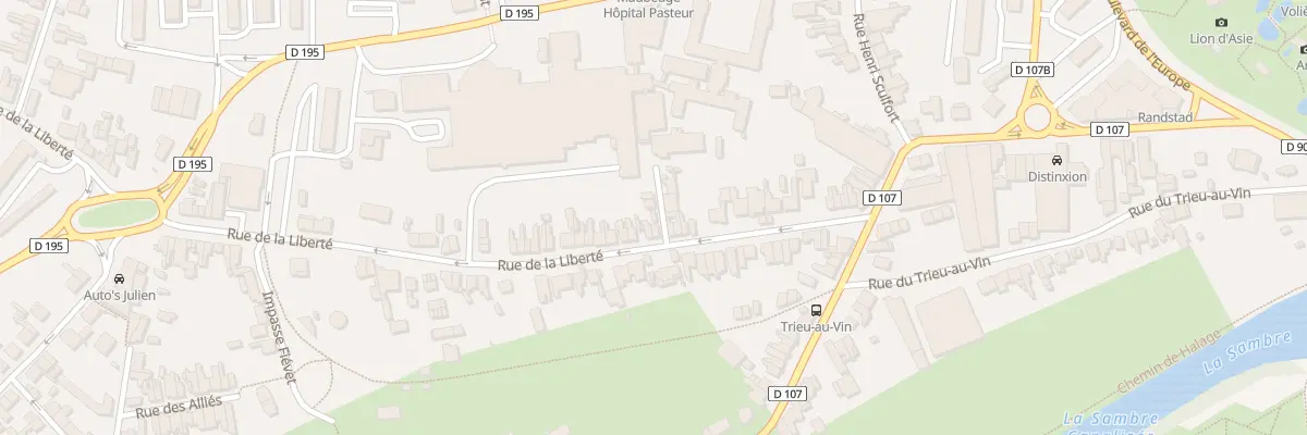 Plan du 28 Rue de la Liberté à Maubeuge