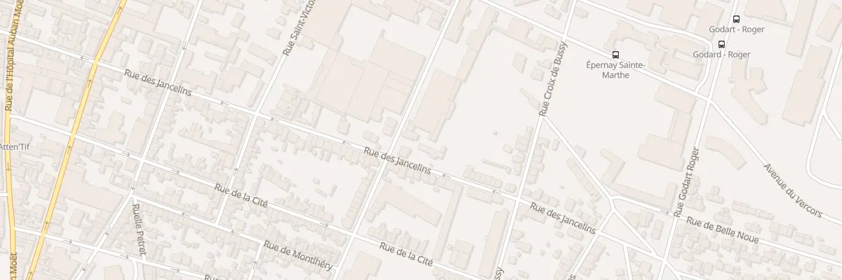 Plan du 5 Rue Gaston Burtin à Épernay