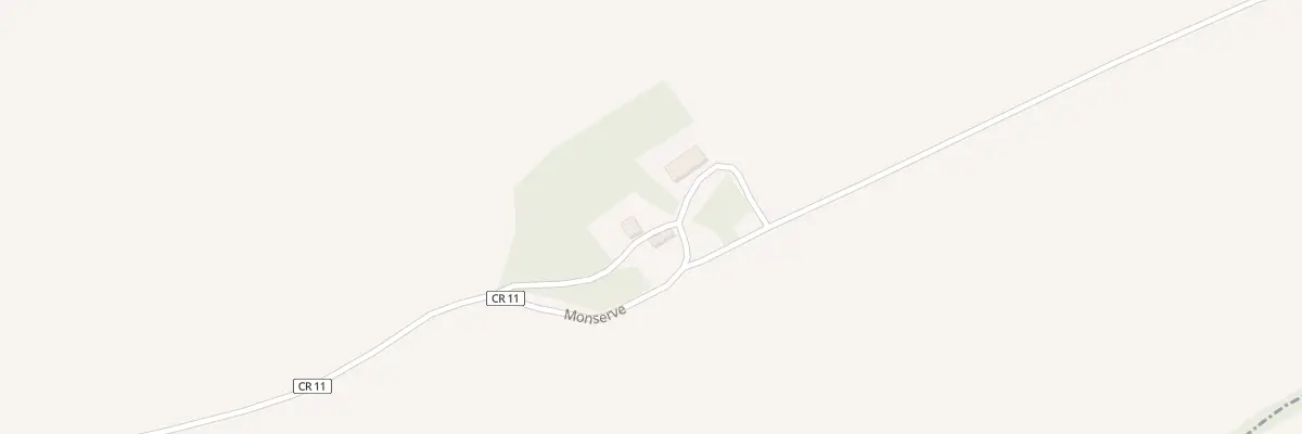 Plan du 101 Monserves à Tronchoy
