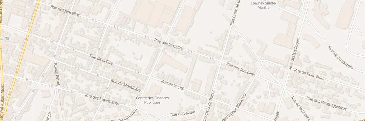 Plan du 142 Rue des Jancelins à Épernay