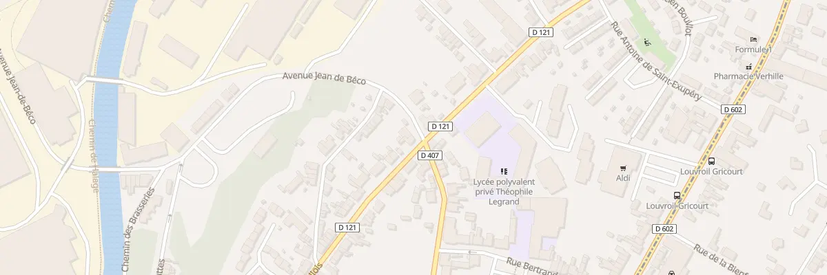 Plan du 72A Rue Jules Gallois à Louvroil