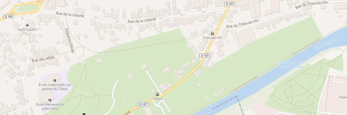 Plan du 28 Rue d’Hautmont à Maubeuge