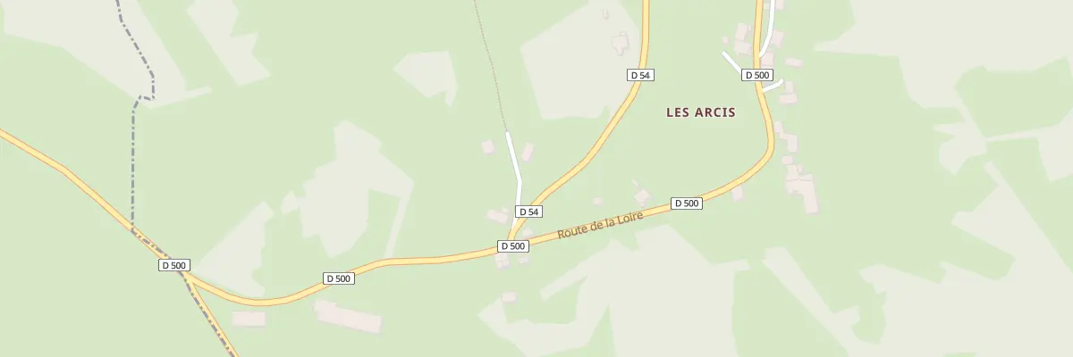 Plan du 5043 Le Sagnas à Vielprat