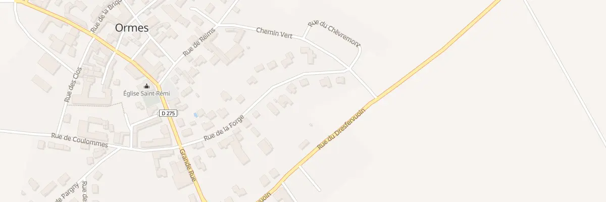 Plan du 18 Rue de la Forge à Ormes