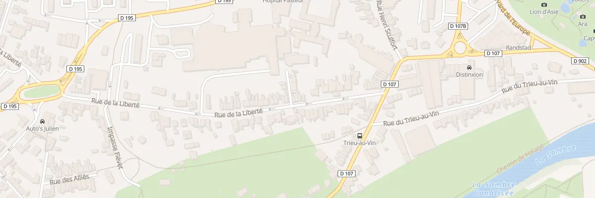 Plan du 24 Rue de la Liberté à Maubeuge