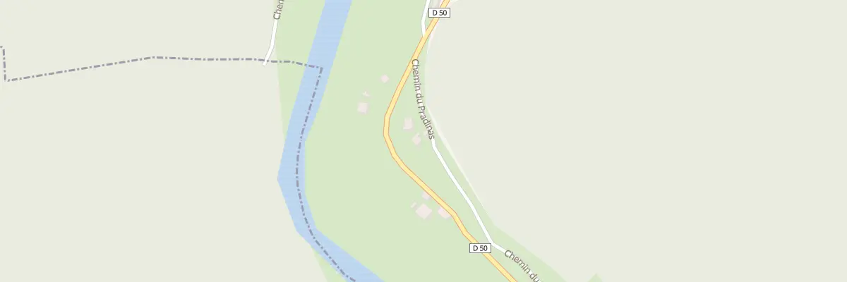 Plan du 3821 Rte de Générargues à Mialet