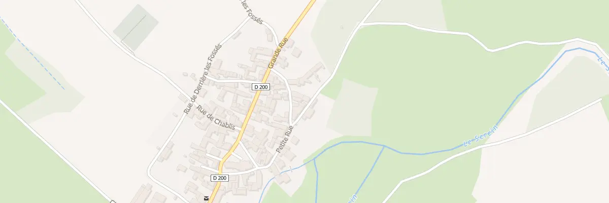 Plan du 7 Rue de la Porte de la Noue à Annay-sur-Serein
