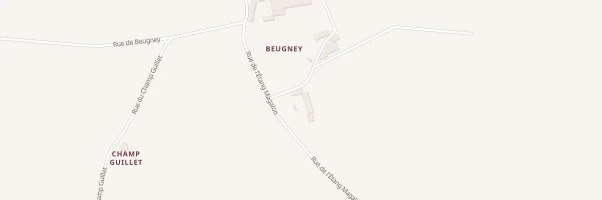 Plan du 4 Imp Chateau de Beugney à Chassenard
