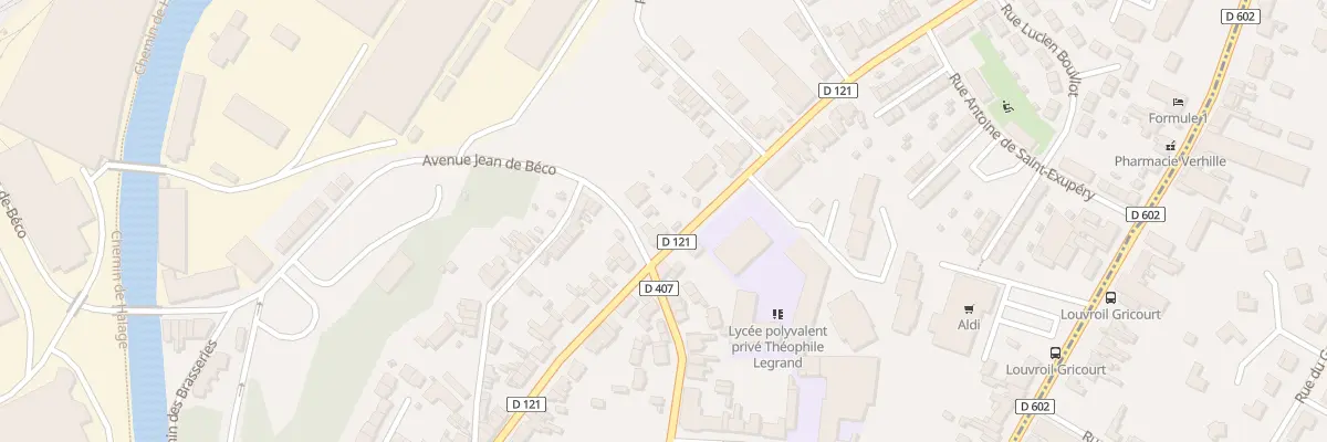 Plan du 70 Rue Jules Gallois à Louvroil