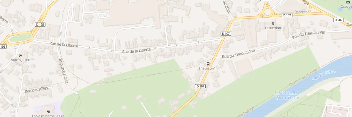 Plan du 21 Rue de la Liberté à Maubeuge