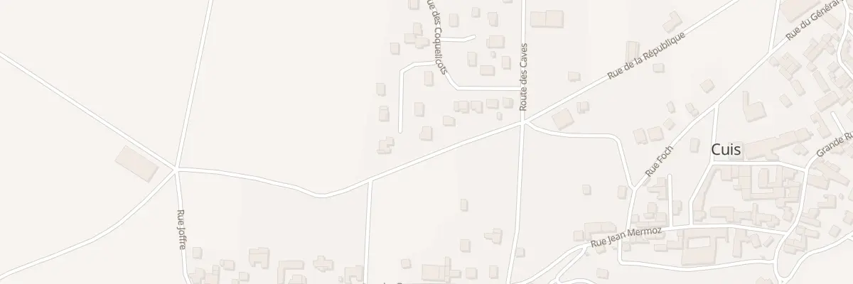 Plan du 5 Rue des Boutons d’Or à Cuis