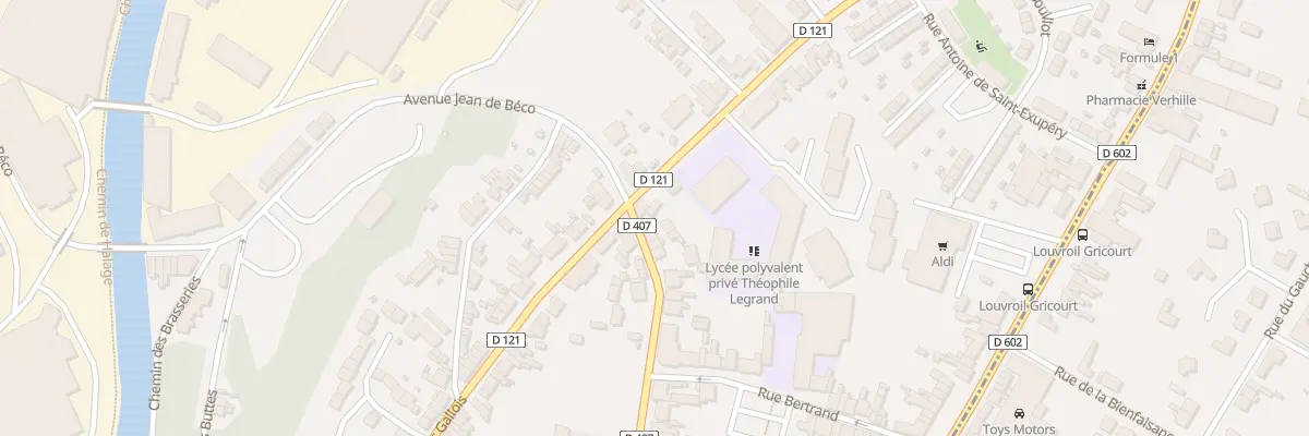 Plan du 75 Rue Jules Gallois à Louvroil