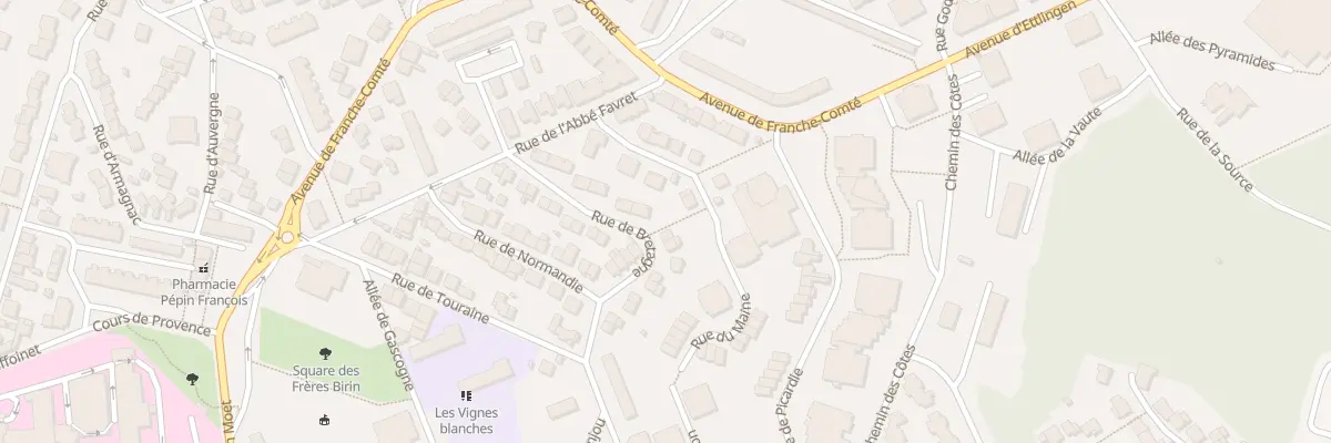 Plan du 4 Rue du Maine à Épernay