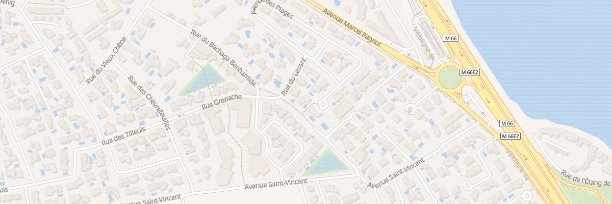Plan du 24 Av des Plages à Pérols