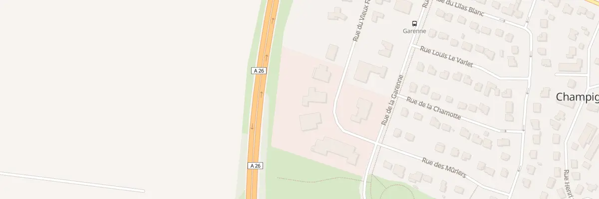Plan du 20 Rue Du Vieux Four à Champigny