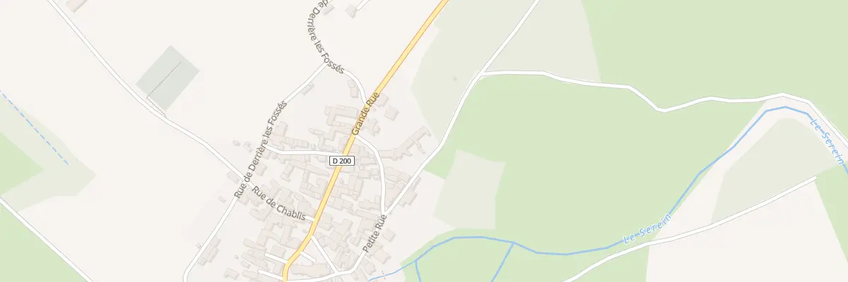 Plan du 11 Rue de la Porte de la Noue à Annay-sur-Serein