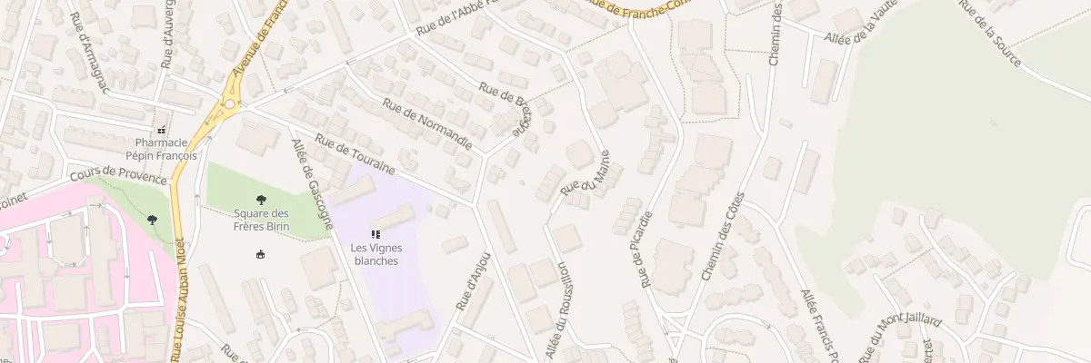 Plan du 12 Rue du Maine à Épernay