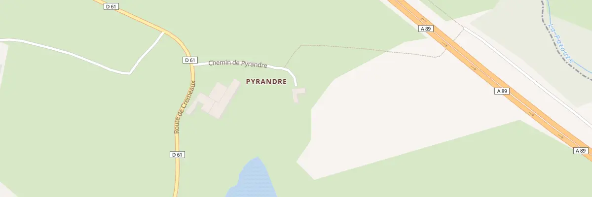 Plan du 243 Che de Pyrandre à Grézolles