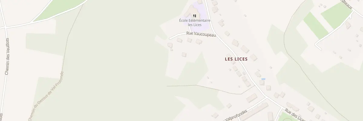 Plan du 5 Rue de Vaucoupeau à Tonnerre