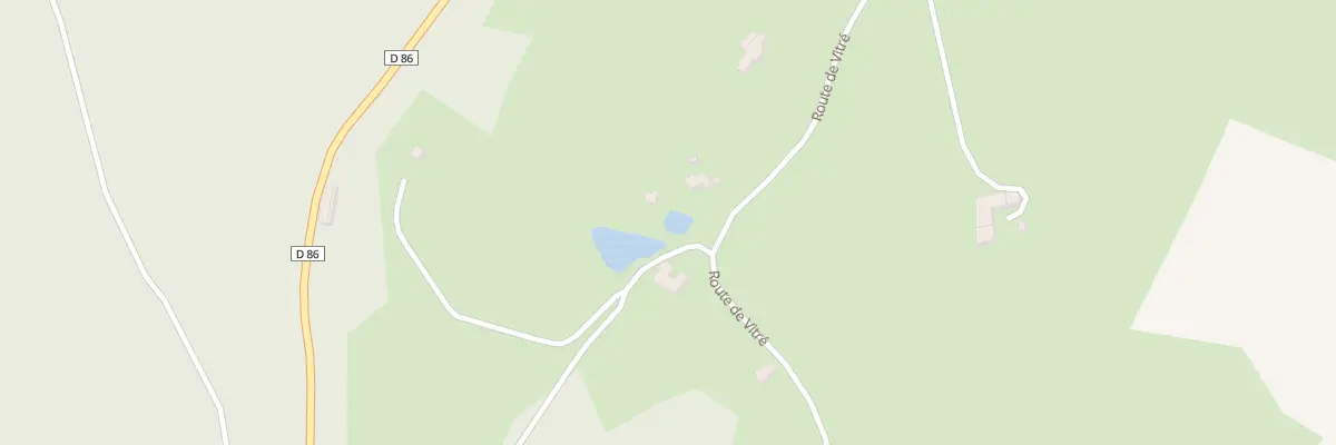 Plan du 394 Rte de Vitre à Bully