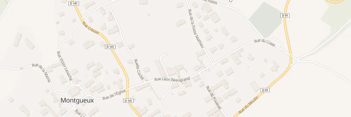 Plan du 6 Rue Léon Beaugrand à Montgueux