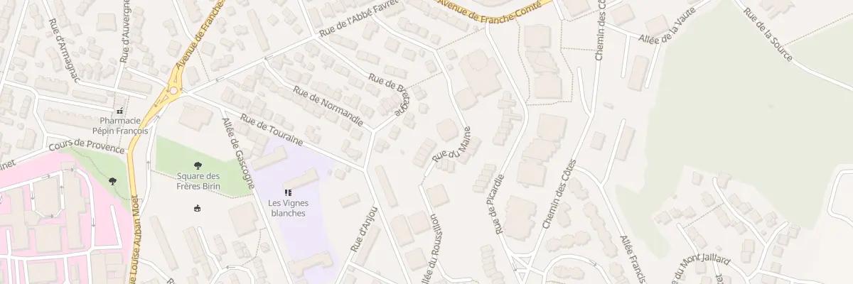 Plan du 8 Rue du Maine à Épernay