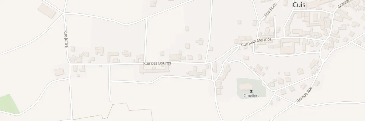 Plan du 2B Rue des Bourgs à Cuis