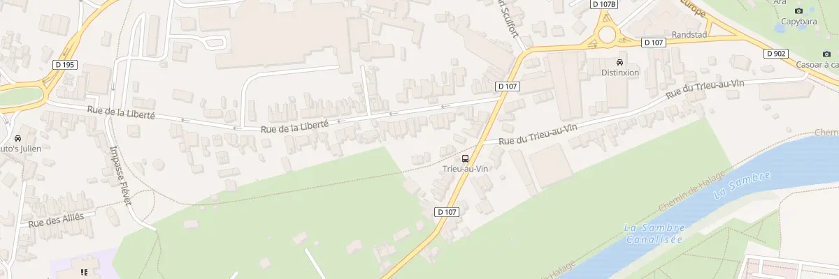 Plan du 17 Rue de la Liberté à Maubeuge