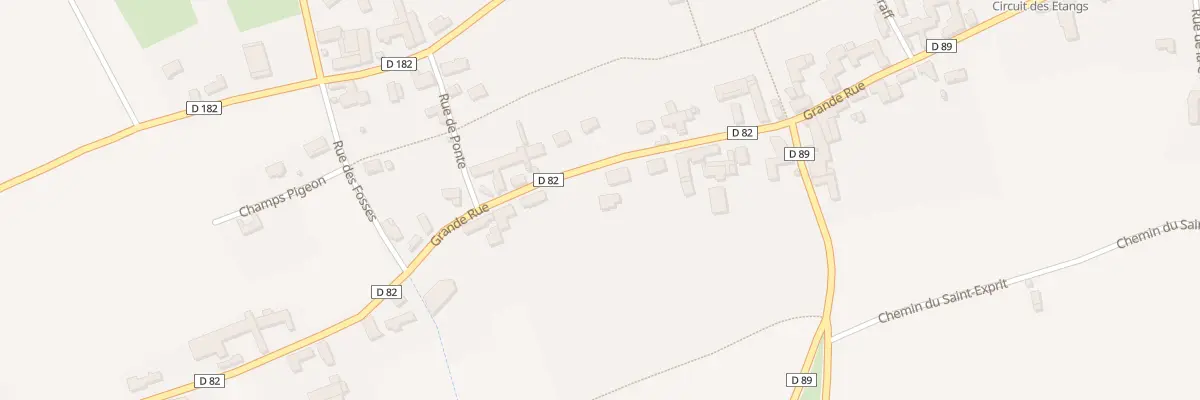Plan du 25 Gr Grande Rue à Lignières