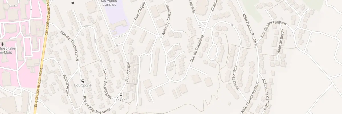 Plan du 7 Rue du Dauphiné à Épernay
